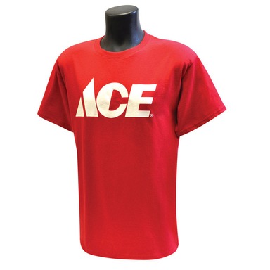 TSHIRT ACE RED LRG