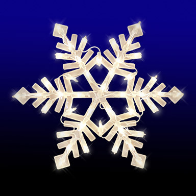 SNOWFLAKE SILHOUETTE SML