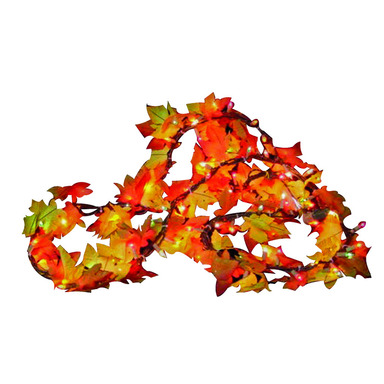 LITED LEAF GARLAND9'