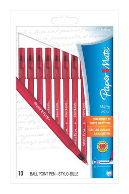 STICK PENS RED 10CT