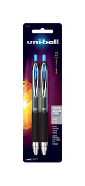 Uniball Gel Pen Blue 2pk