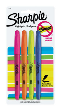 HIGHLIGHTER 4PK ASST