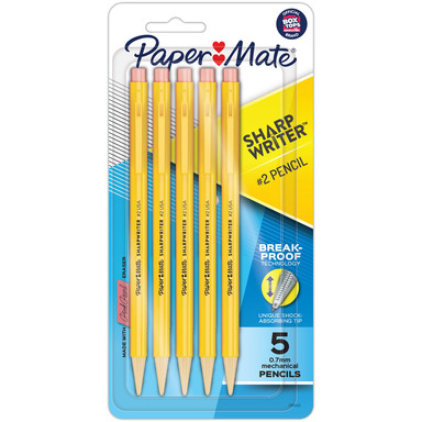 MECH PENCIL .7MM 5PK