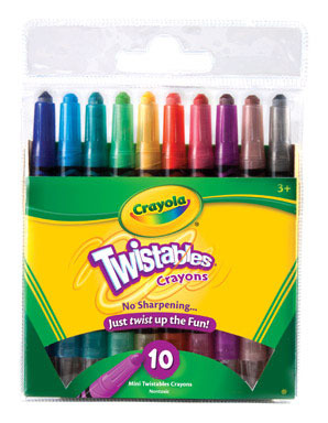 MIN TWST CRAYON 10PK BX