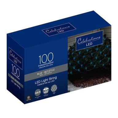 LED NET BLUE 100CT