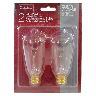 BULB EDISON STYLE 2PK