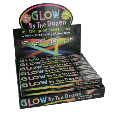 GLOW STICKS MULTI 12PK