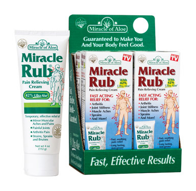 MIRACLE OF ALOE RUB4OZ