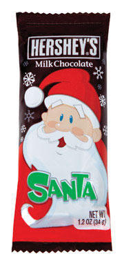 Hersheys Milk Santa