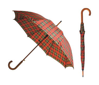 UMBRELLA 46"RED/GRN PLD