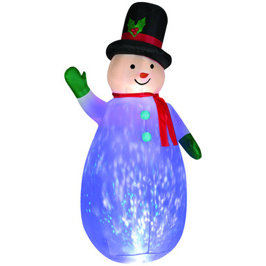 AIRBLWN LIGHTSHW SNOWMAN