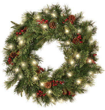 LED WREATH HYDE PK 30"WW