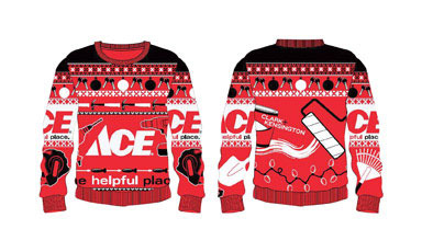 ACE UGLY SWEATER SMALL