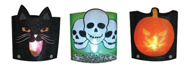 LED HALLOWEEN DECOR ASST
