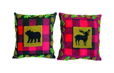 PLAID WILDRNESS PILLOW