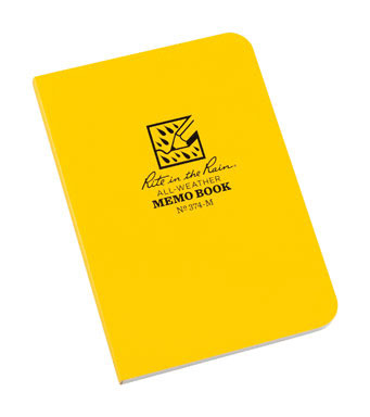 Memo Book Field-flex Ylw