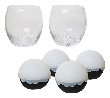 GLASS AND ICE MOLD 6PC