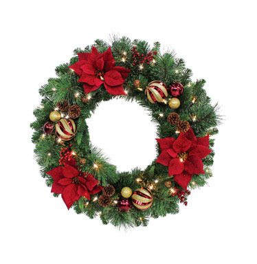 WREATH ROYL CRIMSN WW30"