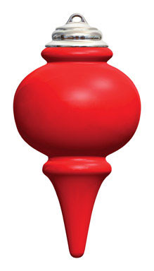Ns Plse Finial Ornmt Red