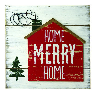 HOME MERRY HOME SIGN