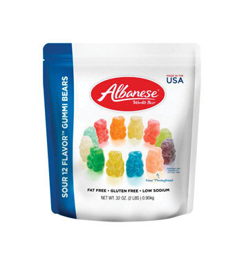 GUMMI BEARS SOUR 32OZ