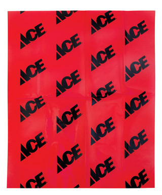 ACE RED TAILGATE FLAG