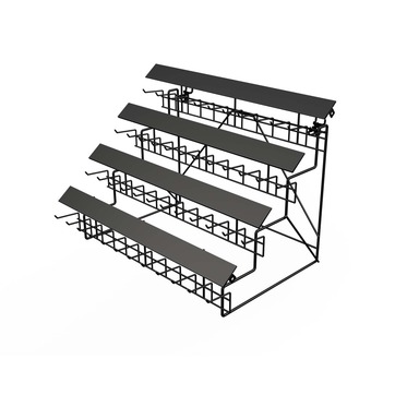 DSPLY RACK SCKT MTL 24"L