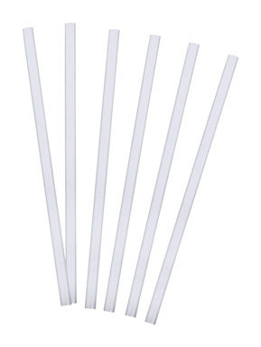 Straight Straw 9"clr 6pk