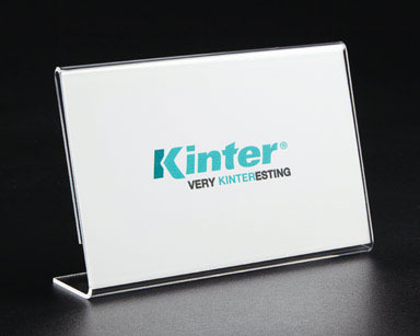 Sign Hld Slnt Bck 11"x7" 10pk