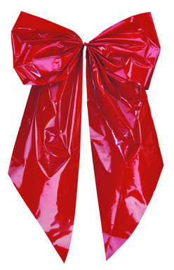 CHRISTMS BOW PLSTC31"OUT