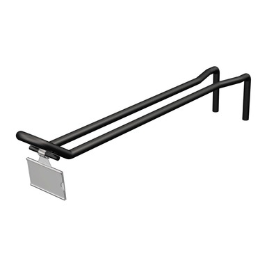 Crossbar Loop Hook 13" Blk 10pk