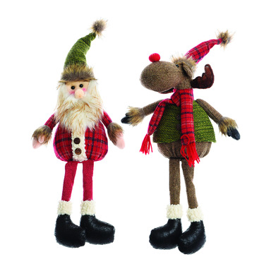 POLYESTER SANTA/REINDEER