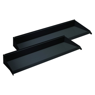 SHELF BLK 12"WX48"L 2PK