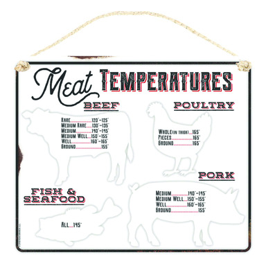 TIN HANGER MEAT TEMPS