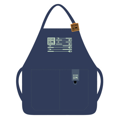 APRON CANVS BBQ FLAG