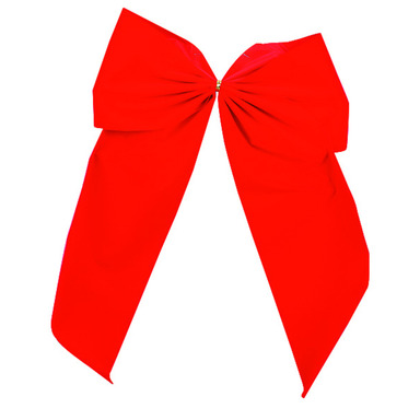 CHRISTMS BOW VELVET 24"