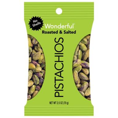 2.5OZ No Shell Roasted Pistachio
