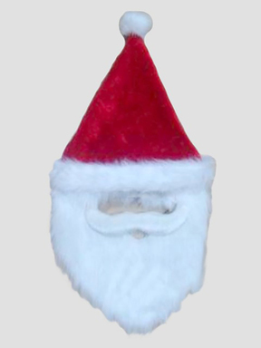 SANTA HAT W/BEARD