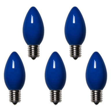 BULB CERAMIC C9 BLU 25PK