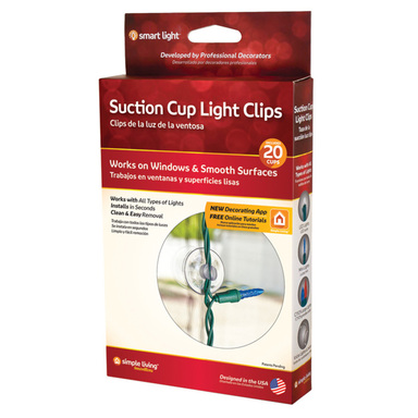 SUCTION CUP LIGHT CLIPS