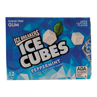 GUM CUBES PEPRMNT 12PC