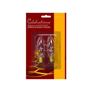 BULB REPL/CANDLE 2PK