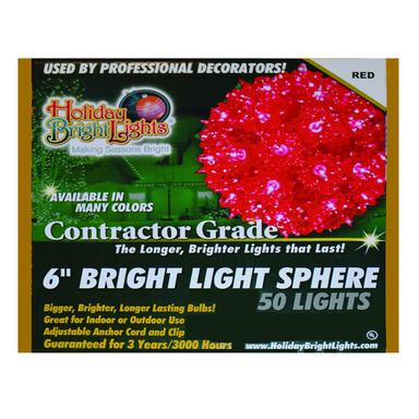 INC CNTR SPHERE RED 6"GC