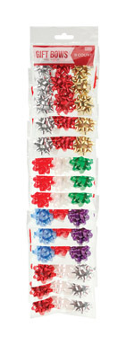 CHRISTMS BOWS9/BAG TINY