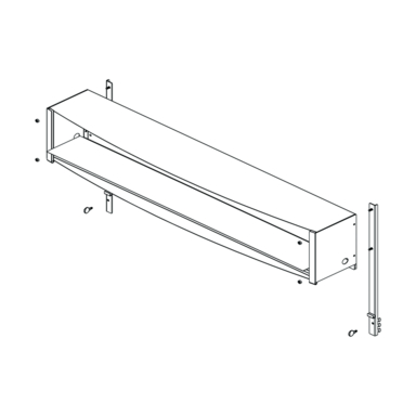 OPE LIT HEADER 49"H