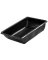 BLACK PLASTIC UTILITY TUB