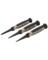 NAIL SET BLACK HCS 3PC