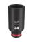SOCKET 24MM DEEP IMPACT
