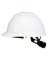 WHITE HARD HAT VENTED RATCHET