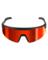 MIL Wrap Safety Glasses RED